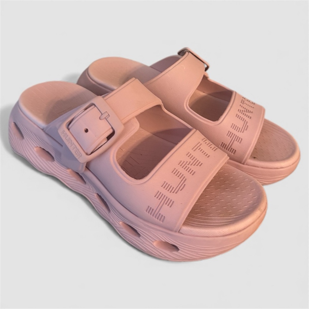 Hunter Slide Sandle Pink Size 7